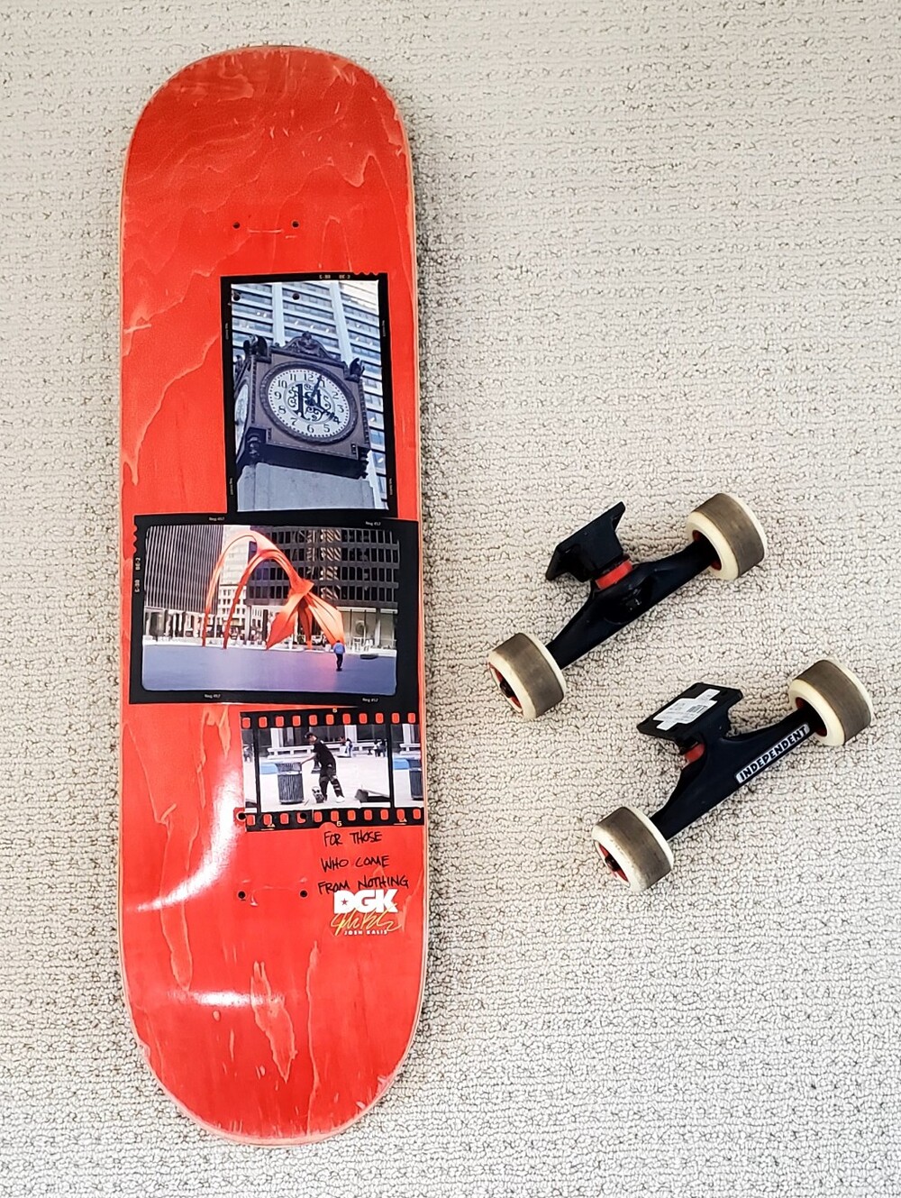DGK Josh Kalis Heritage Hyper Pro Skateboard, Ricta Wheels, Indepentant Bars